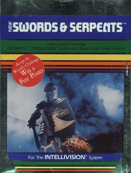 Swords and Serpents box art for Intellivision